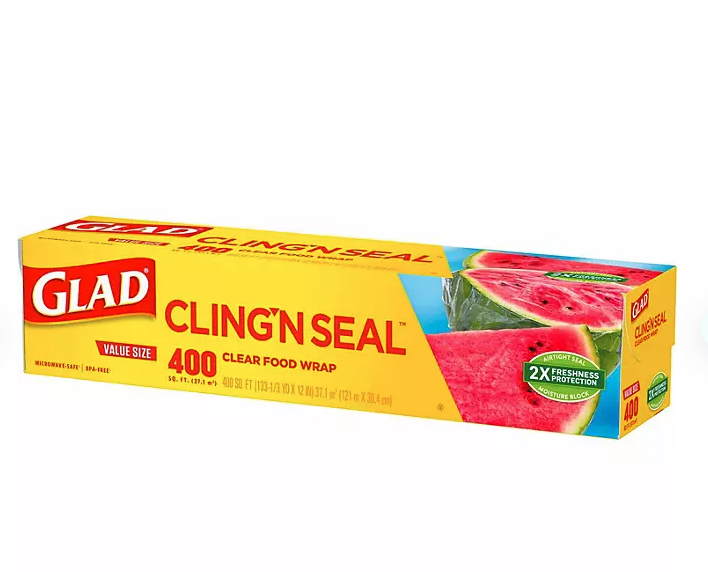 Glad Cling ‘N Seal Clear Plastic Wrap Tattoo REUP