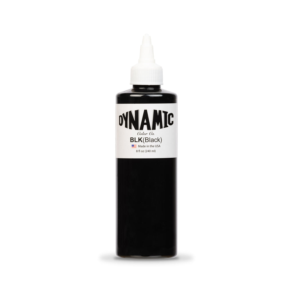 Black Tattoo Ink - 8 oz. Bottle