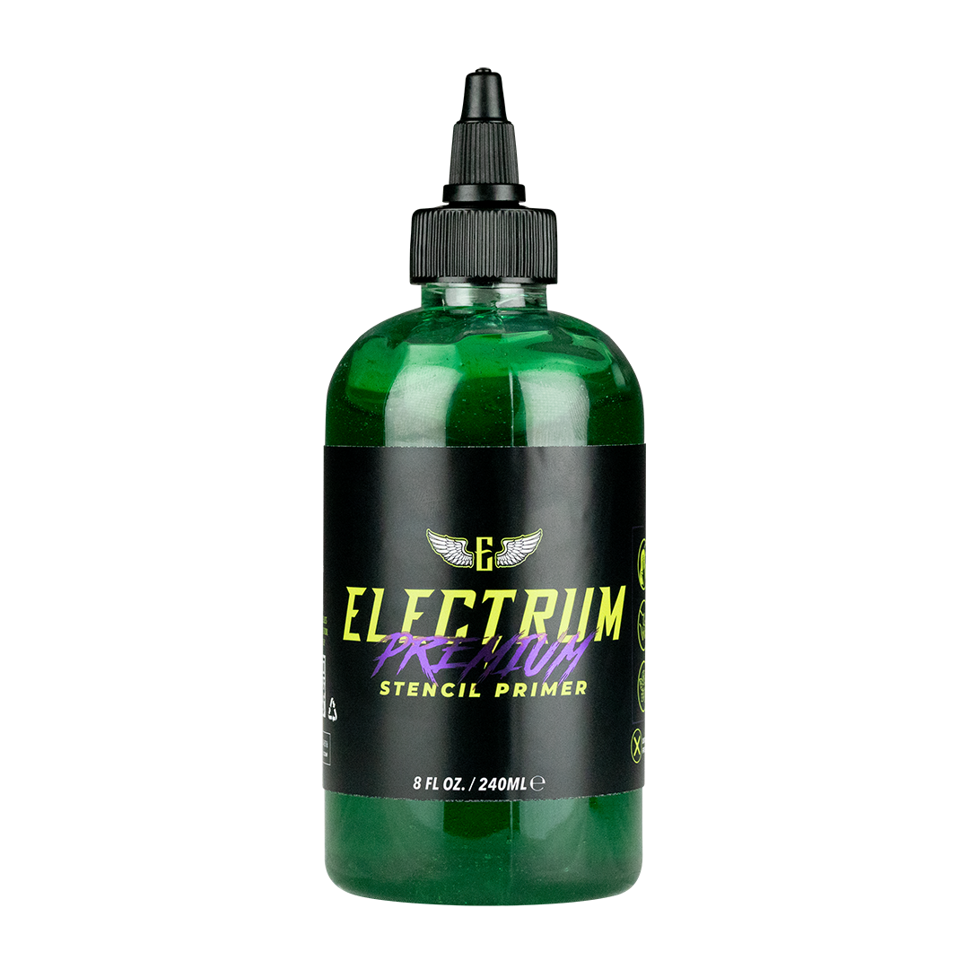 Electrum Premium Tattoo Stencil Primer (Green) 8 oz.