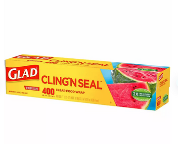 Glad Cling ‘N Seal Clear Plastic Wrap