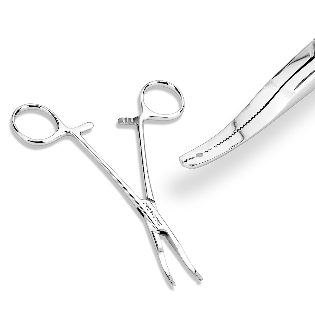 Micro Thin Tip Dermal Anchor Forceps